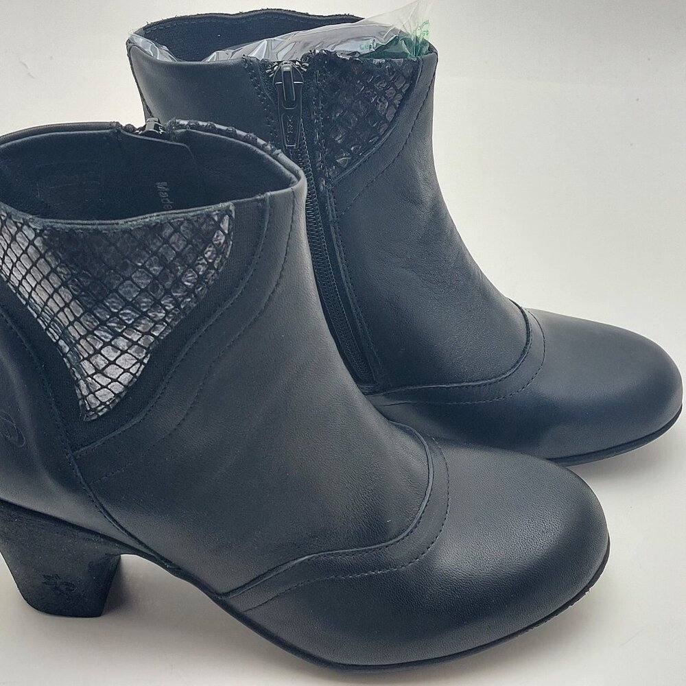 Cloud Genuine Leather Ankle Boots